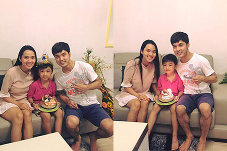 Theo Ưng Hoàng Phúc, anh và con trai của Kim Cương rất hợp nhau, bé quấn bố dượng, luôn hỏi ý anh về chuyện học tập, bạn bè.