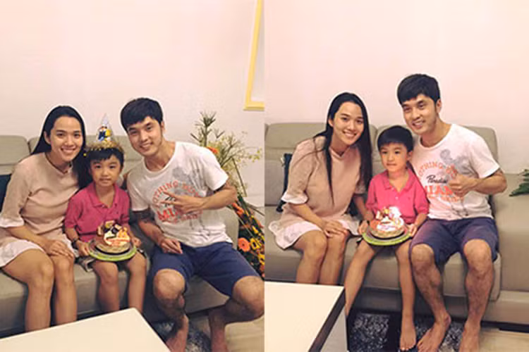 Theo Ưng Hoàng Phúc, anh và con trai của Kim Cương rất hợp nhau, bé quấn bố dượng, luôn hỏi ý anh về chuyện học tập, bạn bè.