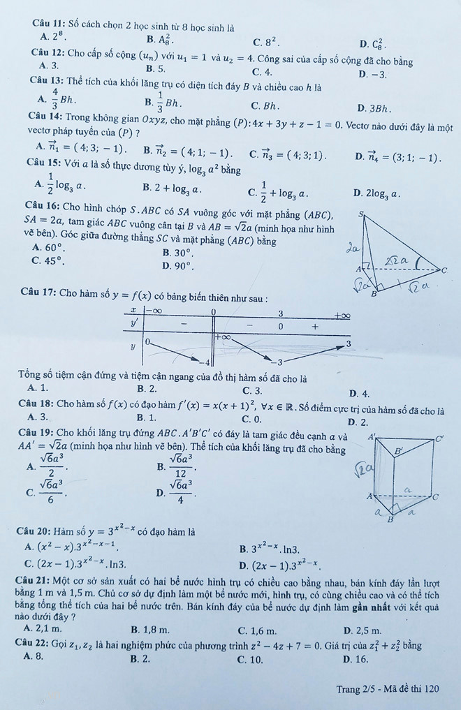 De thi va bai giai mon Toan THPT quoc gia 2019-Hinh-2
