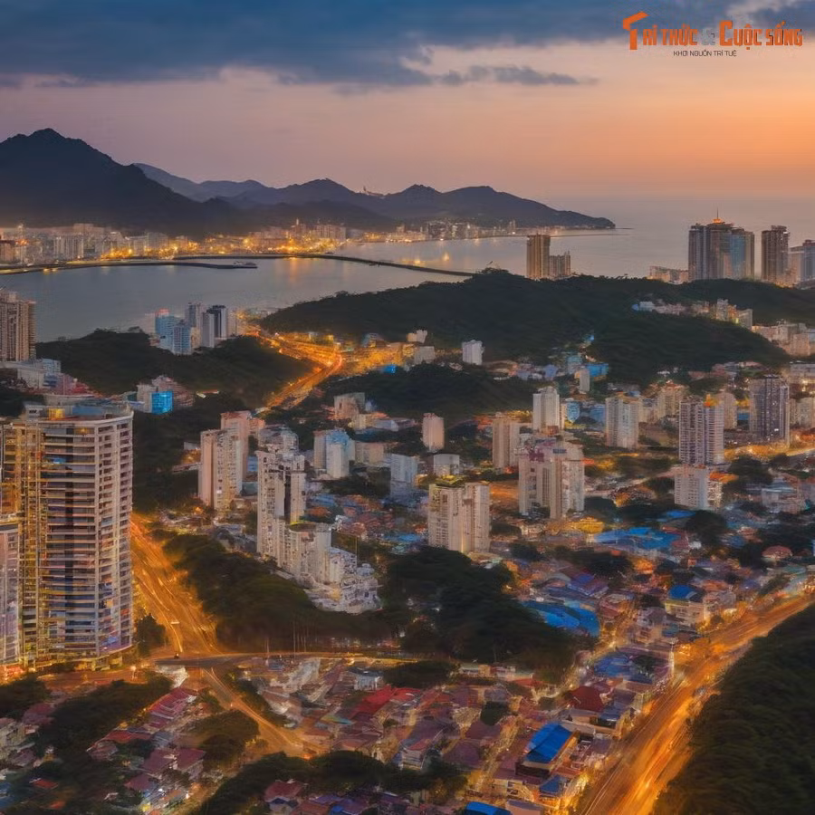 Ít ai nhận ra được đây là thành phố Vũng Tàu - phiên bản AI.