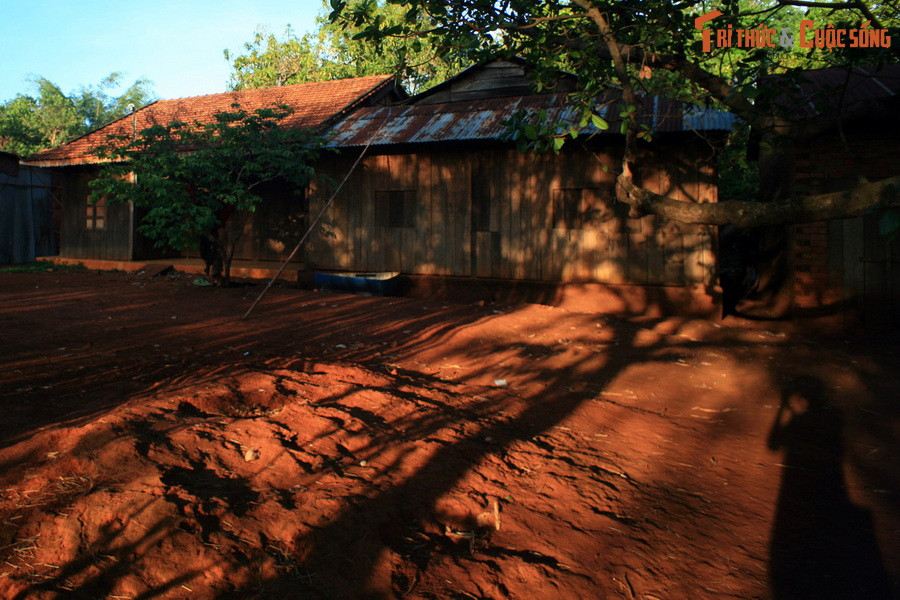 Chờ cho rồng lửa đến tầm tay, chàng liền vung gậy phang thật mạnh vào đầu rồng. Bị đánh bất ngờ, rồng lửa đau quá, quẫy mạnh rồi quay ra đánh nhau với chàng.