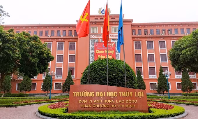  Trường ĐH Thủy lợi: Xét tuyển dựa vào tổng điểm trung bình 3 năm các môn trong tổ hợp xét tuyển. 