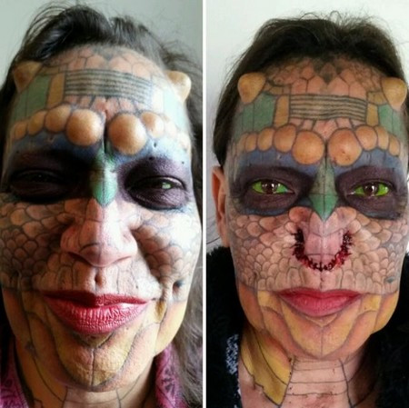 Cô giải thích trên trang cá nhân rằng mình thích là một quý cô rồng “Tôi là Dragon Lady, một người chuyển giới từ nam sang nữ đang trong quá trình biến đổi thành người rồng...