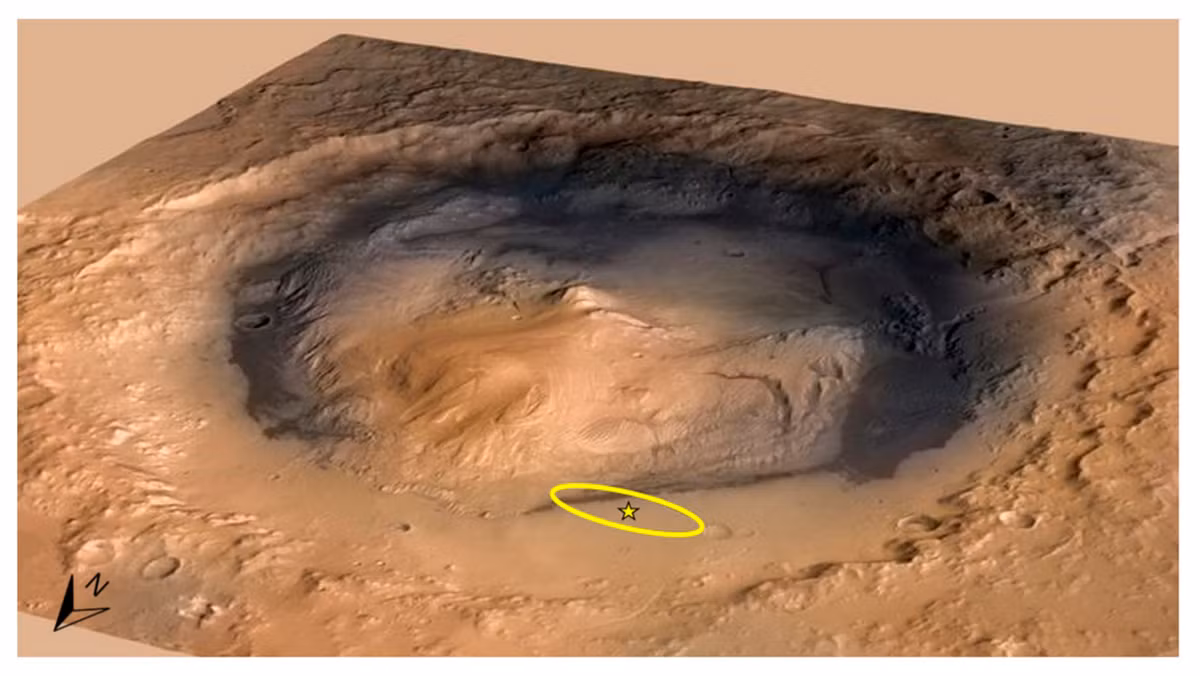 Tàu thám hiểm Curiosity của NASA đã phát hiện ra khoáng chất bên trong một tảng đá ở trung tâm của miệng núi lửa Gale rộng 154 km vào ngày 30 tháng 7 năm 2015. Tàu thám hiểm đã khoan một lỗ nhỏ vào đá và lấy ra một mẫu bụi màu bạc.