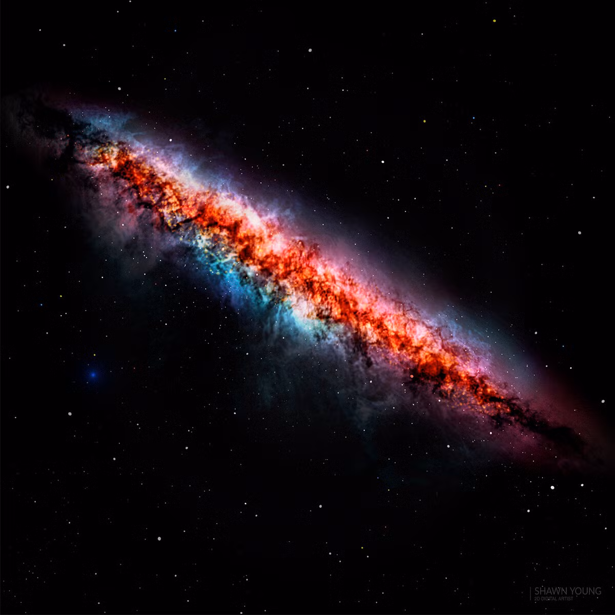 Thời điểm đó, khoảng 60 đến 90% các ngôi sao trong vũ trụ sơ khai dường như được tạo ra bởi các thiên hà starburst. 