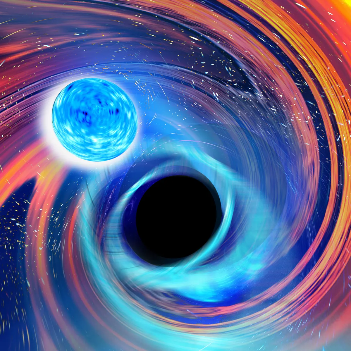 "Sự tăng trưởng của các lỗ đen chỉ bắt đầu chậm lại khi nguồn cung các ngôi sao bắt đầu cạn kiệt”.