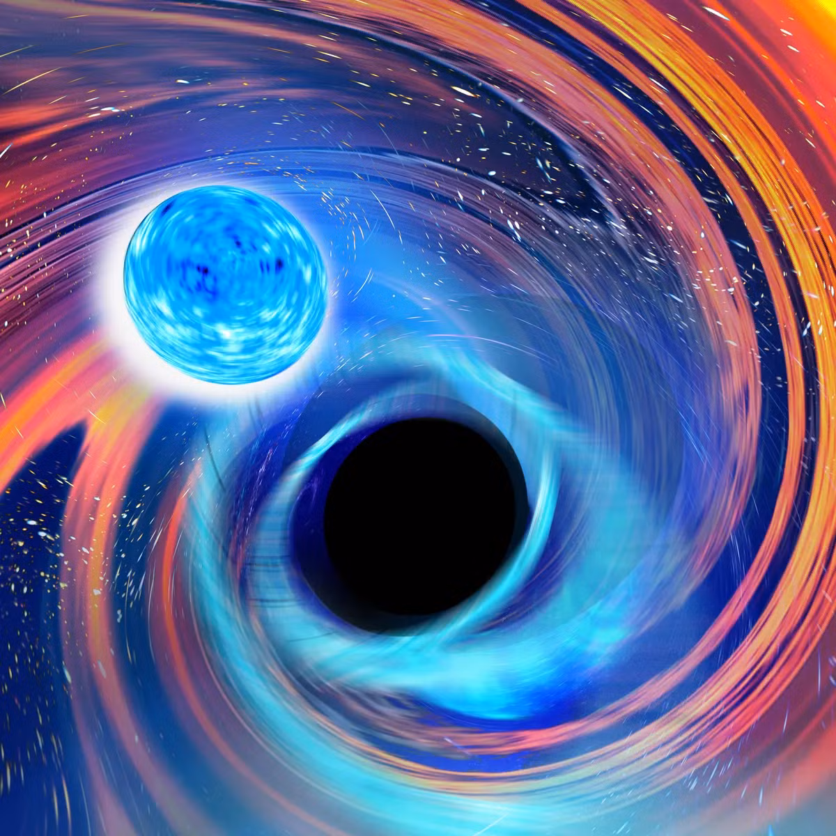 "Sự tăng trưởng của các lỗ đen chỉ bắt đầu chậm lại khi nguồn cung các ngôi sao bắt đầu cạn kiệt”.