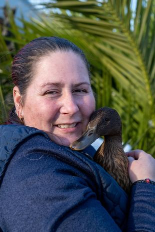 Echo, một chú vịt thuộc loài Khaki Campbell đã được chủ nhân là cô Joe Nutkins, 42 tuổi huấn luyện thực hiện 30 chiêu trò khác nhau.