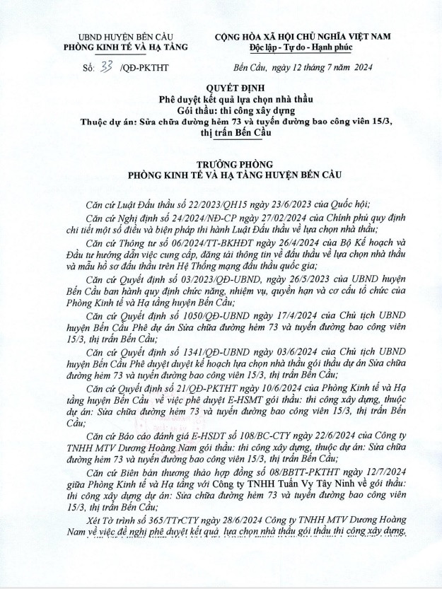 Công ty Tuấn Vy Tây Ninh 1 tháng trúng 4 gói thầu xây lắp - Hình 3 Cong ty Tuan Vy Tay Ninh 1 thang trung 4 goi thau xay lap-Hinh-3
