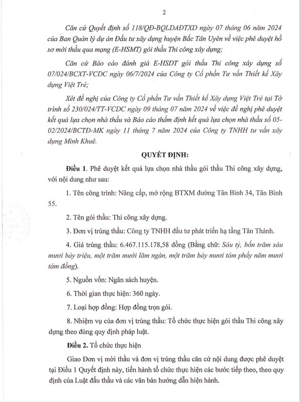 Bình Dương: Công ty Tân Thành trúng 3 gói thầu tại Bắc Tân Uyên - Hình 2 Binh Duong: Cong ty Tan Thanh trung 3 goi thau tai Bac Tan Uyen-Hinh-2