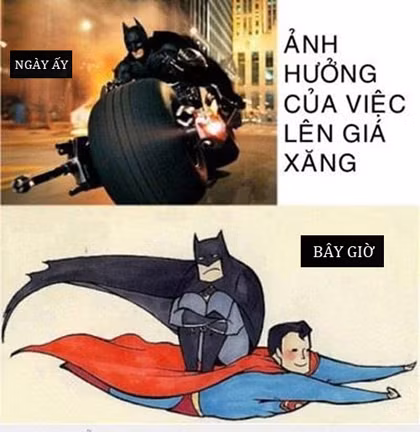 Ảnh hưởng của việc xăng tăng giá qua những bức ảnh chế hài hước.