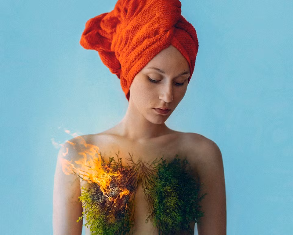 Một tác phẩm khác có chủ đề môi trường của nữ nghệ sĩ Floral được đông đảo người xem yêu thích.