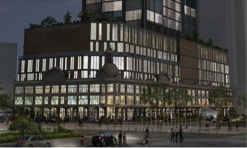 Khoi cong thuong xa TAX moi 40 tang, co san bay truc thang