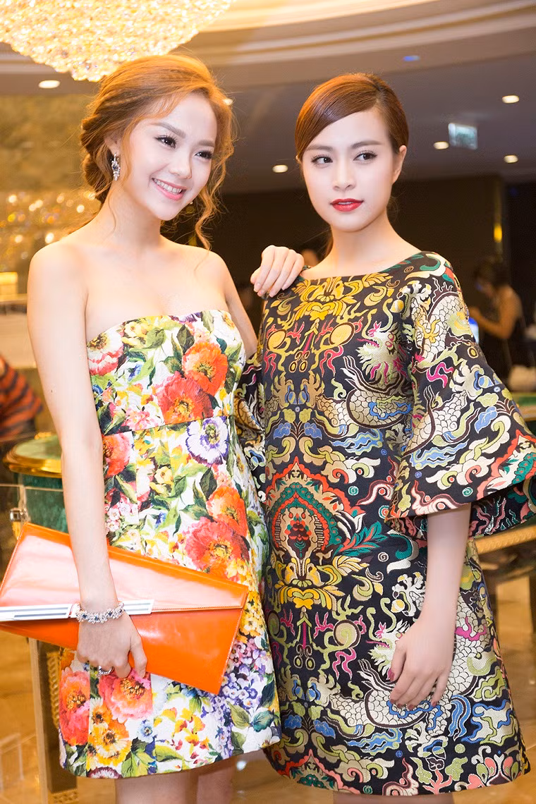  Hoàng Thùy Linh và Minh Hằng có tình bạn đẹp lâu năm trong showbiz Việt. Đặc biệt, cả hai cùng sở hữu nhan sắc xinh đẹp.