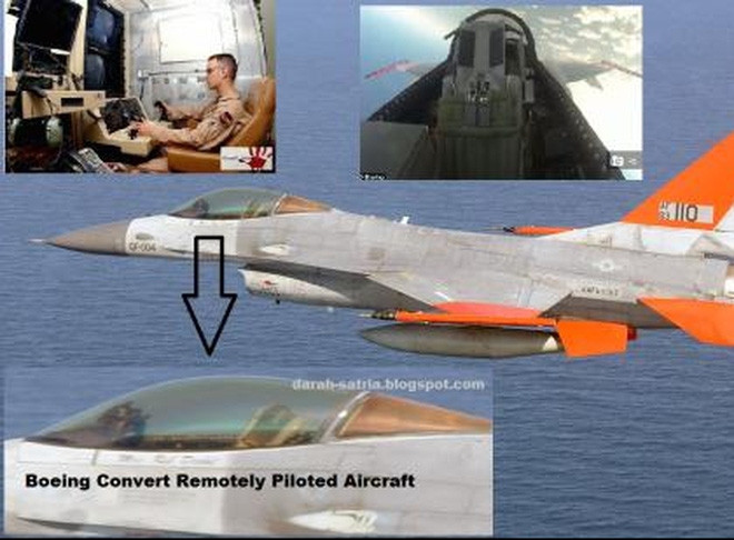 Boeing xúc tiến kế hoạch chuyển đổi phi cơ F-16 đã nghỉ hưu trở thành phi cơ không người lái từ năm 2010 theo chương trình Mục tiêu bay kích cỡ thực (Full Scale Aerial Target - FSAT) của Bộ Quốc phòng Mỹ.