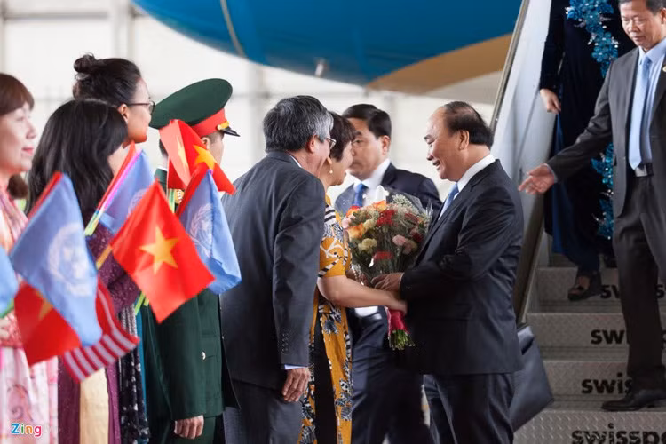 Trước đó, Thủ tướng đã có chuyến thăm chính thức Hoa Kỳ. Thủ tướng Nguyễn Xuân Phúc có hàng loạt hoạt động nhằm thúc đẩy mối quan hệ song phương Việt - Mỹ. Ảnh: Zing.