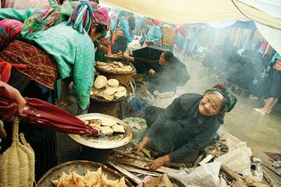 Bánh láo khoải không được làm thường xuyên mà chỉ hay xuất hiện vào dịp Tết. Ảnh: blogspot.