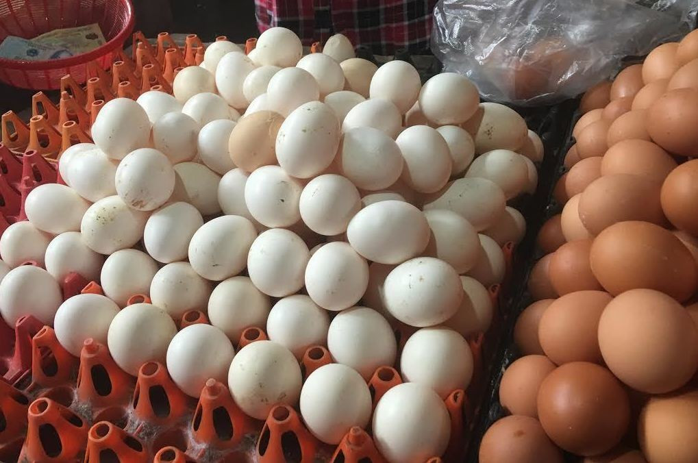 Khi đập trứng ra, nếu quan sát thấy lòng đỏ tròn, nhô cao thì trứng còn rất tươi, ngược lại lòng đỏ bị dẹt nghĩa là chúng không còn tươi lắm nhưng vẫn có thể ăn được. Ảnh: vietnamnetjsc.