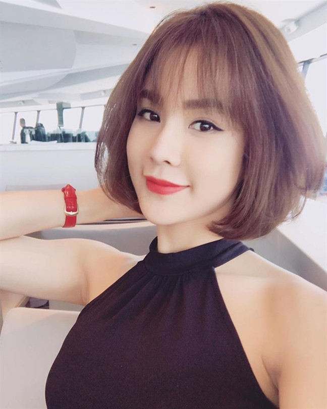 Diệp Lâm Anh cũng xinh xắn rạng ngời với mái tóc ngắn như thế này. Ảnh: phunuonline.