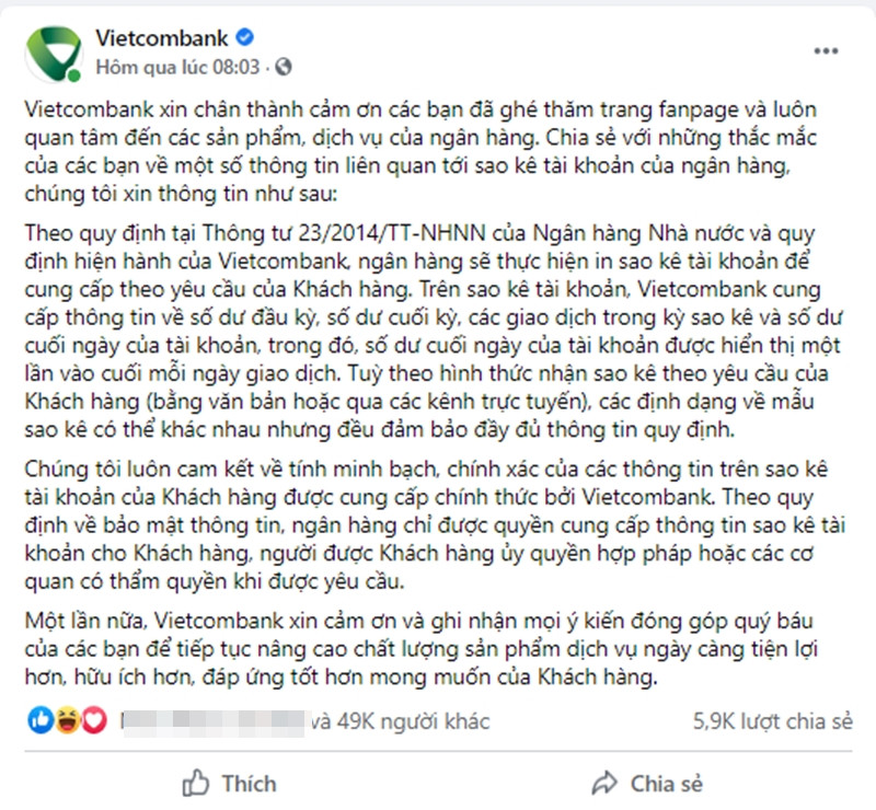 Tran Thanh phai sao ke: Khach hang tay chay Vietcombank?-Hinh-2