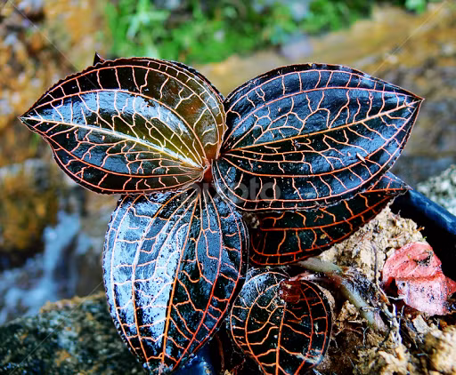 Lan gấm: Trong Đông y, cây lan gấm là một trong những loại hoa lan chữa bệnh cực tốt có sẵn ở nước ta. Ảnh: Vườn cây thuốc.