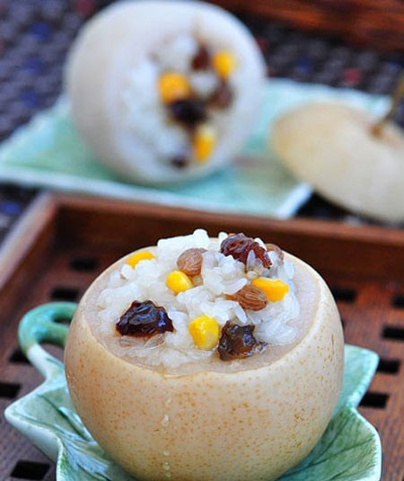 Món xôi lê hấp ngọt thanh mát tốt cho sức khỏe.