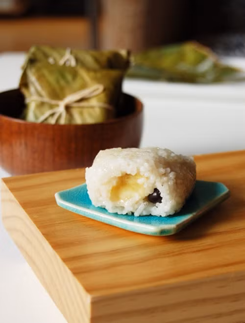 Xôi chuối nhuyễn - một sáng tạo khác từ xôi chuối.