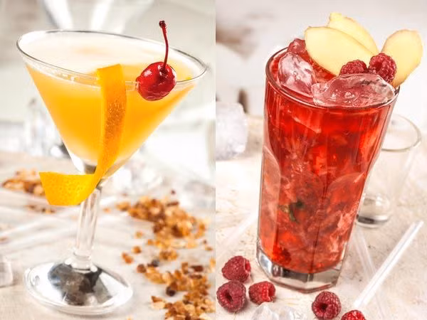 Nếu bạn mê sinh tố hoặc cocktail hoàn toàn có thể cho thêm 1 thìa dầu dừa khi xay hoa quả để tạo ra một mùi vị riêng biệt và làm tăng cảm xúc khi bạn hưởng thụ mùi vị của thiên nhiên trong món đồ uống yêu thích của mình. Ảnh: Pinterest.