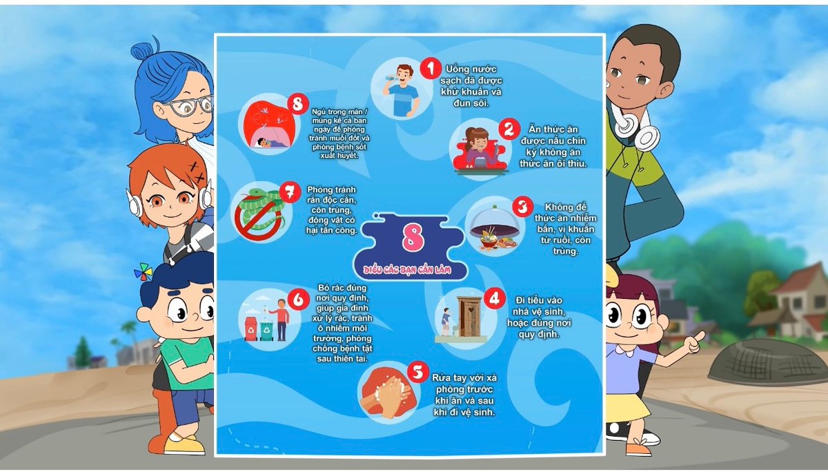 Chum phim hoat hinh dac biet ve phong, chong thien tai tren song VTV-Hinh-2