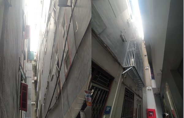 Cũng theo cơ quan chức năng, tòa nhà không có đường giao thông nội bộ, hệ thống chữa cháy lấy từ bể nước ngầm dưới sàn tầng 1, phục vụ chung cho sinh hoạt của cư dân. Cách tòa nhà khoảng 500m có các trụ nước chữa cháy thành phố trên mặt đường Thái Hà. Tòa nhà cũng chưa được trang bị các dụng cụ phá dỡ, bảo hộ chống khói. Tòa nhà chỉ có 1 lối thoát nạn trực tiếp ra mặt ngõ dân sinh. Chưa hết, tòa nhà chưa có lối thoát nạn thứ 2 tại các tầng (tồn tại từ đầu xây dựng)… 