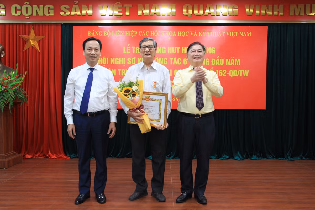 VUSTA trao tang Huy hieu Dang va so ket cong tac 6 thang dau nam-Hinh-4