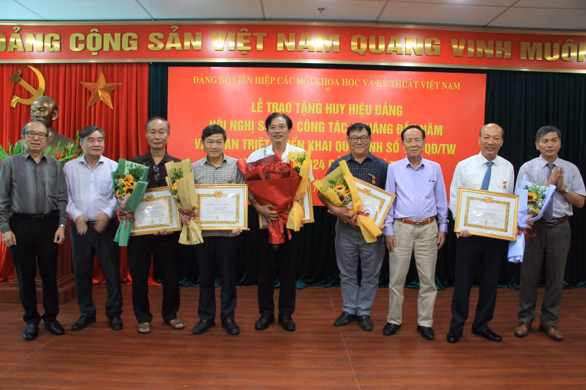 VUSTA trao tang Huy hieu Dang va so ket cong tac 6 thang dau nam-Hinh-6