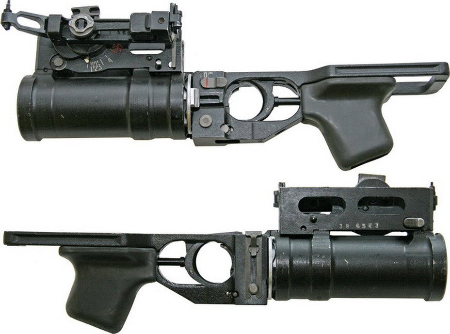 "Rosyanka 12х76" dễ sử dụng với đạn phù hợp và súng AK có súng phóng lựu GP-25 hoặc GP-30. Đạn 12 gauge được lắp đặt vào "Rosyanka", sau đó chèn vào nòng súng phóng lựu. Phần dày lên của thiết bị giúp định vị chính xác và giữ chắc chắn. Cơ chế kích hoạt của súng phóng lựu thực hiện việc bắn. Ảnh: Súng phóng lựu GP-25 (Nguồn: warhistory.ru). 