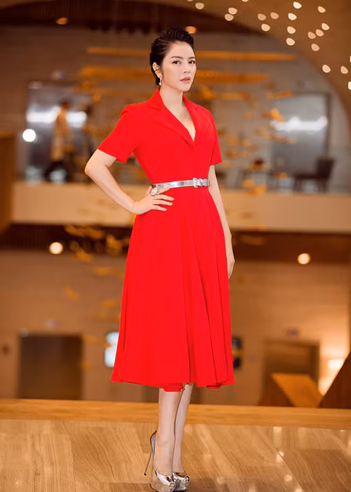 Hình ảnh Lý Nhã Kỳ trong buổi họp báo công bố chương trình Quảng bá du lịch TP.HCM và Điện ảnh Việt Nam tại LHP Cannes lần thứ 70 vào chiều ngày 9/5 tại TP HCM.