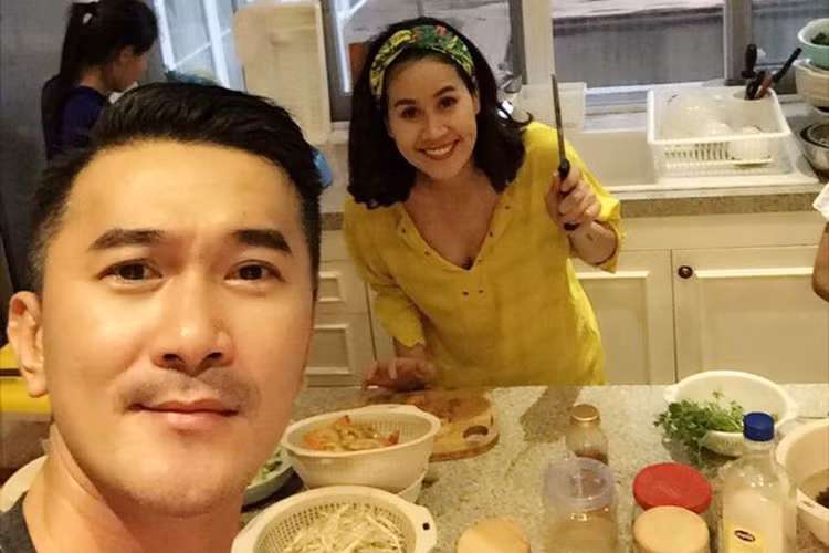 Thân Thúy Hà và Quốc Cường là hai diễn viên đều chơi thân với Tăng Thanh Hà trong suốt nhiều năm qua. Ảnh: FBNV