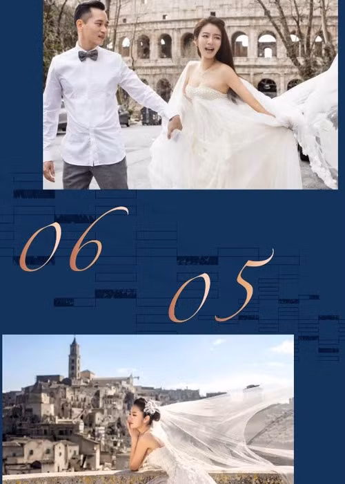 "Cách đây 1230 ngày, anh dùng cánh cửa thần kỳ đột nhiên bước vào thế giới của em. Em đã dành 810 ngày trời để hiểu về anh, không nghĩ rằng càng hiểu anh lại càng yêu anh hơn. Em vĩnh viễn sẽ ở bên anh cho đến khi bạc đầu", An Dĩ Hiên tình cảm khi miêu tả về tình yêu. Trần Vinh Luyện là doanh nhân trẻ thành đạt, hoạt động kinh doanh sòng bạc tại khu vực Macau, Đại lục. Theo báo chí Trung Quốc, doanh nhân họ Trần sở hữu khối tài sản hơn 10 tỷ NDT (tương đương 1,45 tỷ USD).