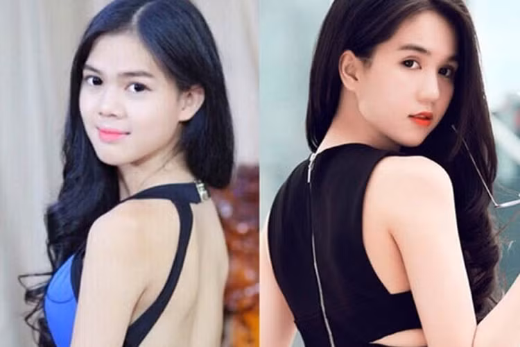 Lê Ngọc Trinh hao hao giống "nữ hoàng nội y" (phải) không chỉ gương mặt mà còn ở thân hình nuột nà cũng như phong cách thời trang gợi cảm. Ảnh: Một thế giới