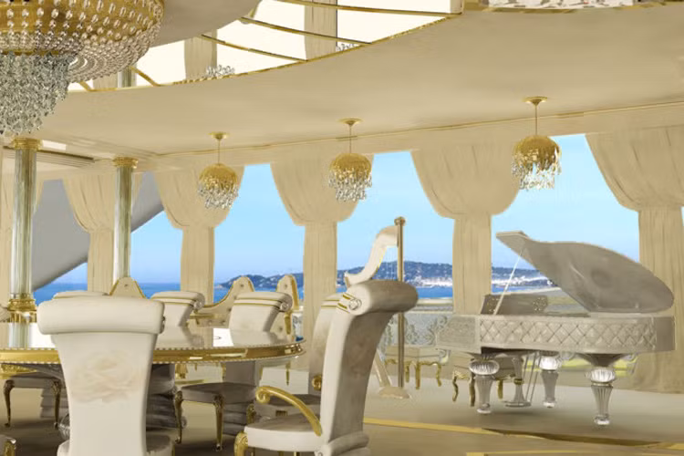 Siêu du thuyền này có hệ thống cân bằng hiện đại (Ảnh: upscalelivingmag.com)