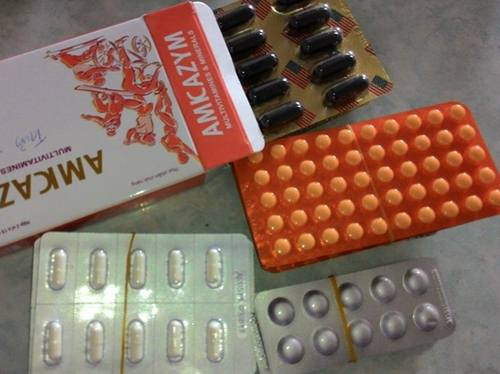 Thực phẩm chức năng Amkazym kém chất lượng bị phát hiện.