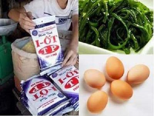 Bổ sung thêm I - ốt để giảm nguy cơ của bệnh duy giáp có thể gây ra u nang buồng trứng. Bạn nên bổ sung i - ốt hàng ngày qua các loại thực phẩm như tảo bẹ, cá biển, động vật biển vỏ cứng, trứng, sữa…