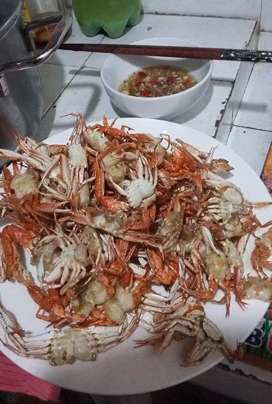 Ghẹ sữa có thể chế biến thành món ghẹ sữa chiên giòn vừa ngon vừa bổ. Ảnh: Hải sản Sầm Sơn.