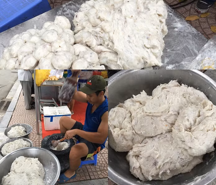 Chả mực Hạ Long không phải là món đặc sản lạ lẫm nhưng để trực tiếp đứng chờ và xem tất cả các công đoạn làm và mua về nhà những miếng chả mực nguyên chất, đúng vị ngay tại Hà Nội thì không phải lúc nào cũng dễ dàng.