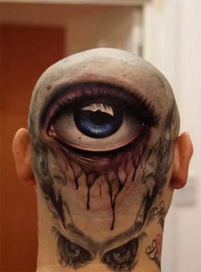 Nếu vô tình nhìn thấy một con mắt như trong hình đang chằm chằm nhìn vào mình chắc người cứng bóng vía nhất cũng được phen thót tim. Ảnh: Khampha.