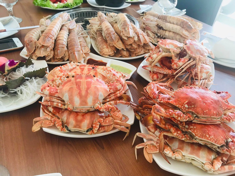 An buffet hai san, thu tui nilon mang ve chuc con ghe, 1,5kg be be-Hinh-2