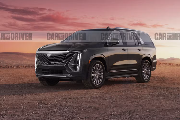 Ngoài ra Cadillac Escalade IQ 2024 mới cũng sẽ có cửa sổ trời dạng panorama, bảng đồng hồ màn hình cong lớn hơn Escalade tiêu chuẩn, mâm kích thước 24 inch.