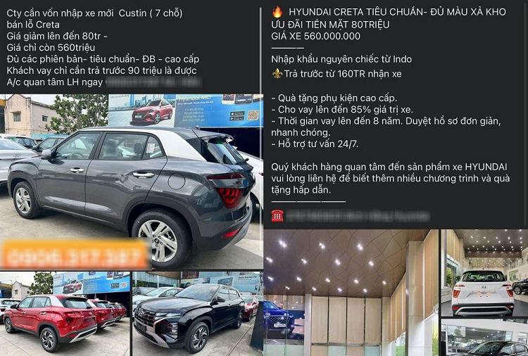 Thậm chí, có đại lý Hyundai chính hãng ở khu vực Tp. HCM còn giảm tiền mặt đến 80 triệu đồng cho Hyundai Creta bản Tiêu chuẩn. Với mức giảm này, bản Tiêu chuẩn của mẫu SUV cỡ B đến từ Hàn Quốc có giá chỉ còn 560 triệu đồng.