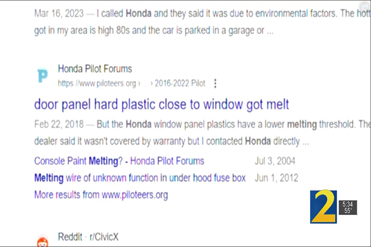 Theo một bài viết đăng trên website của Honda vào năm 2019, loại hư hỏng này không được bảo hành vì hãng cho biết nó liên quan đến môi trường, không phải vấn đề của sản phẩm.