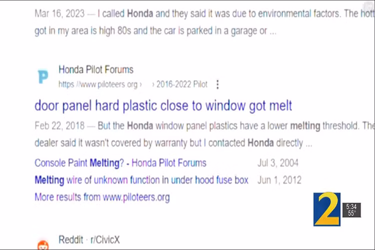 Theo một bài viết đăng trên website của Honda vào năm 2019, loại hư hỏng này không được bảo hành vì hãng cho biết nó liên quan đến môi trường, không phải vấn đề của sản phẩm.