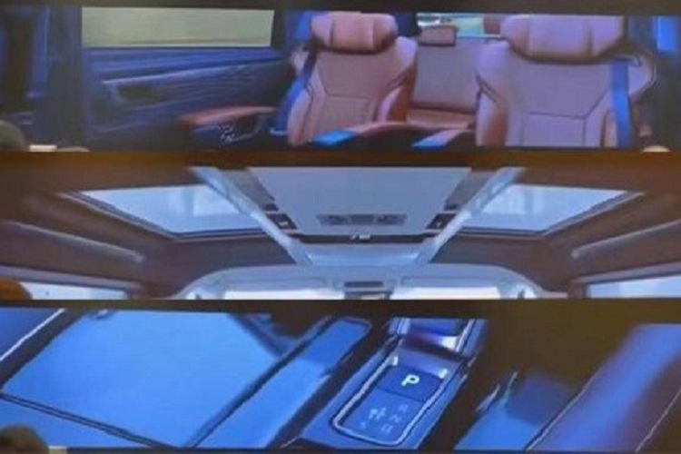 Ghế của bản Executive Lounge dự kiến được bọc bằng chất liệu da thật, giống với xe Lexus. Ngay cả tapi cửa cũng được bọc da và khâu hình quả trám, tương tự Lexus LS.