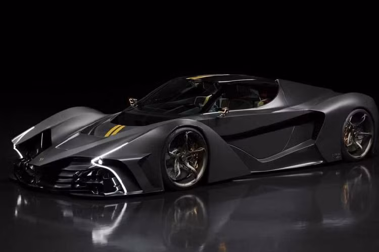  10. SP Chaos: 6,4 triệu USD (khoảng 150 tỷ đồng) Trong top ôtô đắt nhất thế giới, đầu tiên phải kể đến thương hiệu Spyros Panopoulos (SP) của Hy Lạp với siêu xe Chaos ra mắt năm 2001 mạnh tới hơn 2.000 mã lực, SP Chaos được giới thiệu là chiếc ultracar đầu tiên trên thế giới. Xe sở hữu động cơ tăng áp kép V10 dung tích 4.0 lít, truyền lực tới cả 4 bánh thông qua hộp số ly hợp kép 7 cấp. Ở phiên bản tiêu chuẩn, SP Chaos có giá 6,4 triệu USD (khoảng 150 tỷ đồng). 